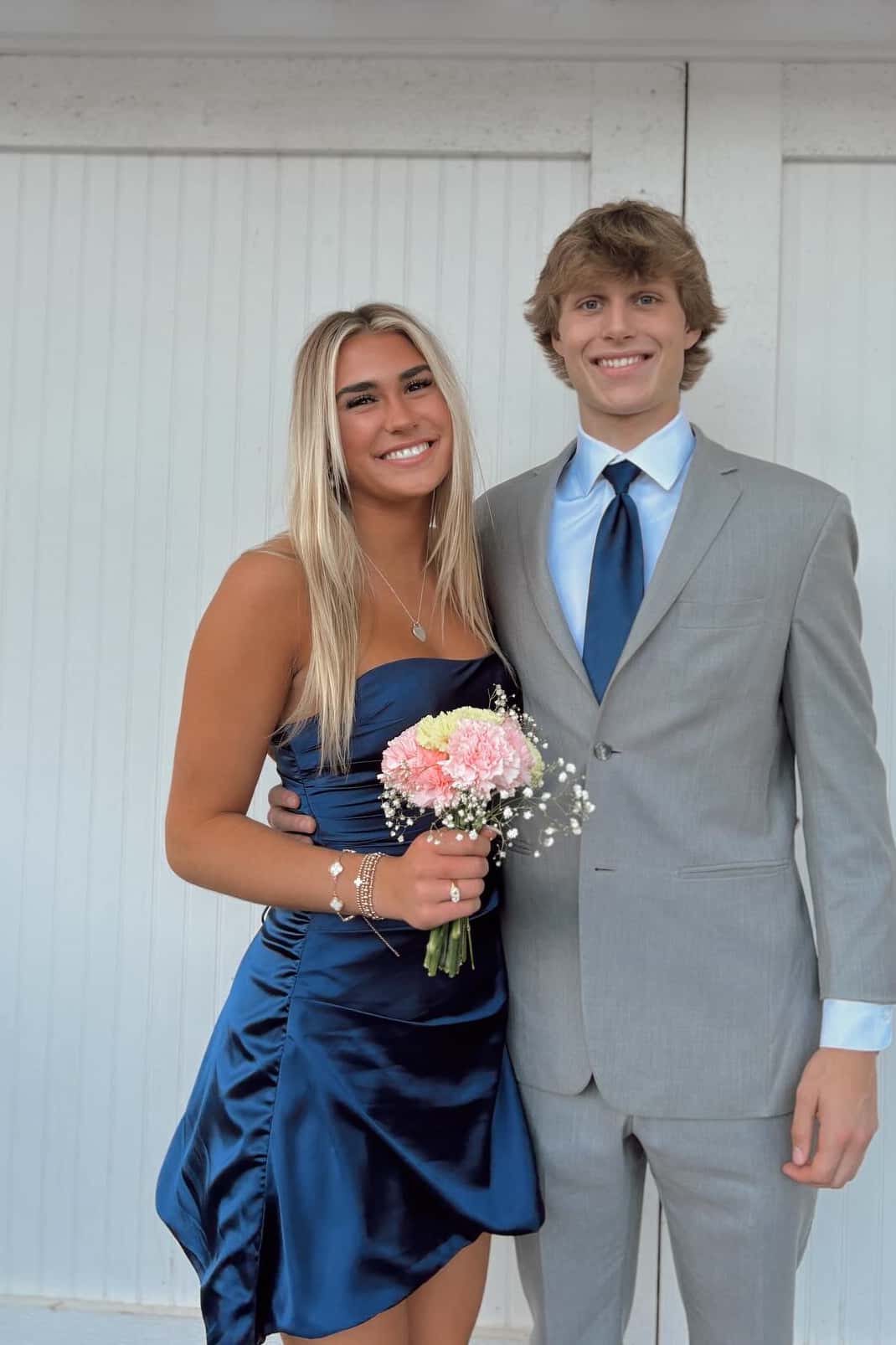 Strapless Navy Blue Ruched Short Dress