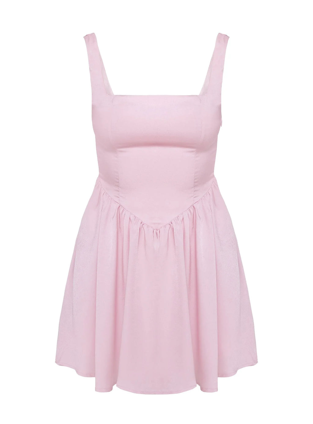 Straplie Mini Dress Pink