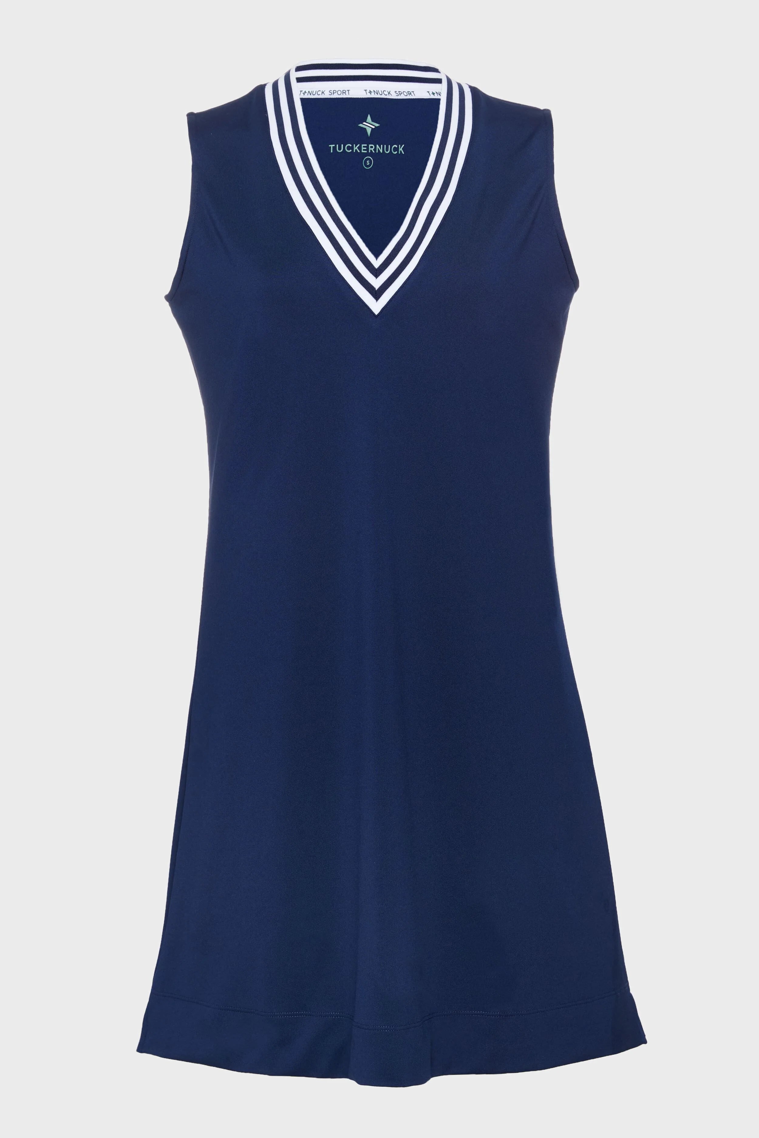 Navy Performance Jersey Suzanne Tennis Dress