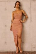 Last Dance Midi Dress - Mocha