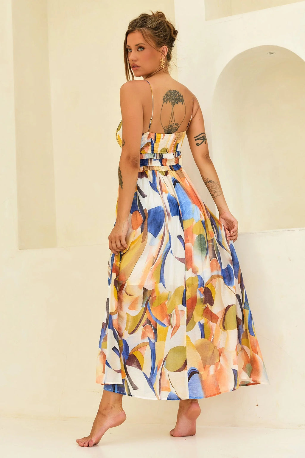 Radiance Maxi Dress - Blue Multi