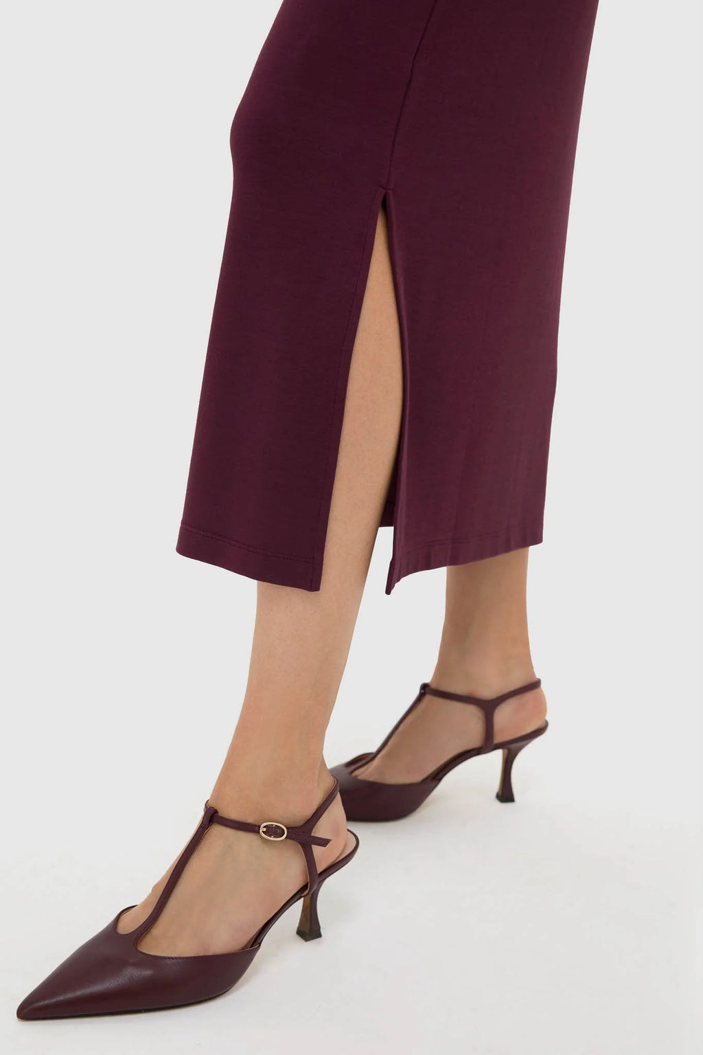 Winetasting Side Tie Elspeth Maxi Dress