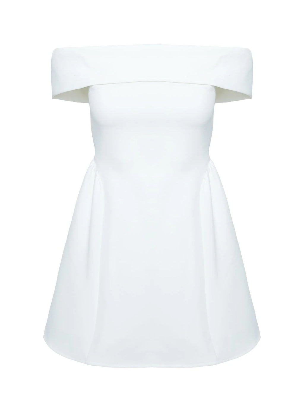Main Character Strapless Mini Dress White