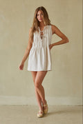 Elowyn Linen Tank Mini Dress