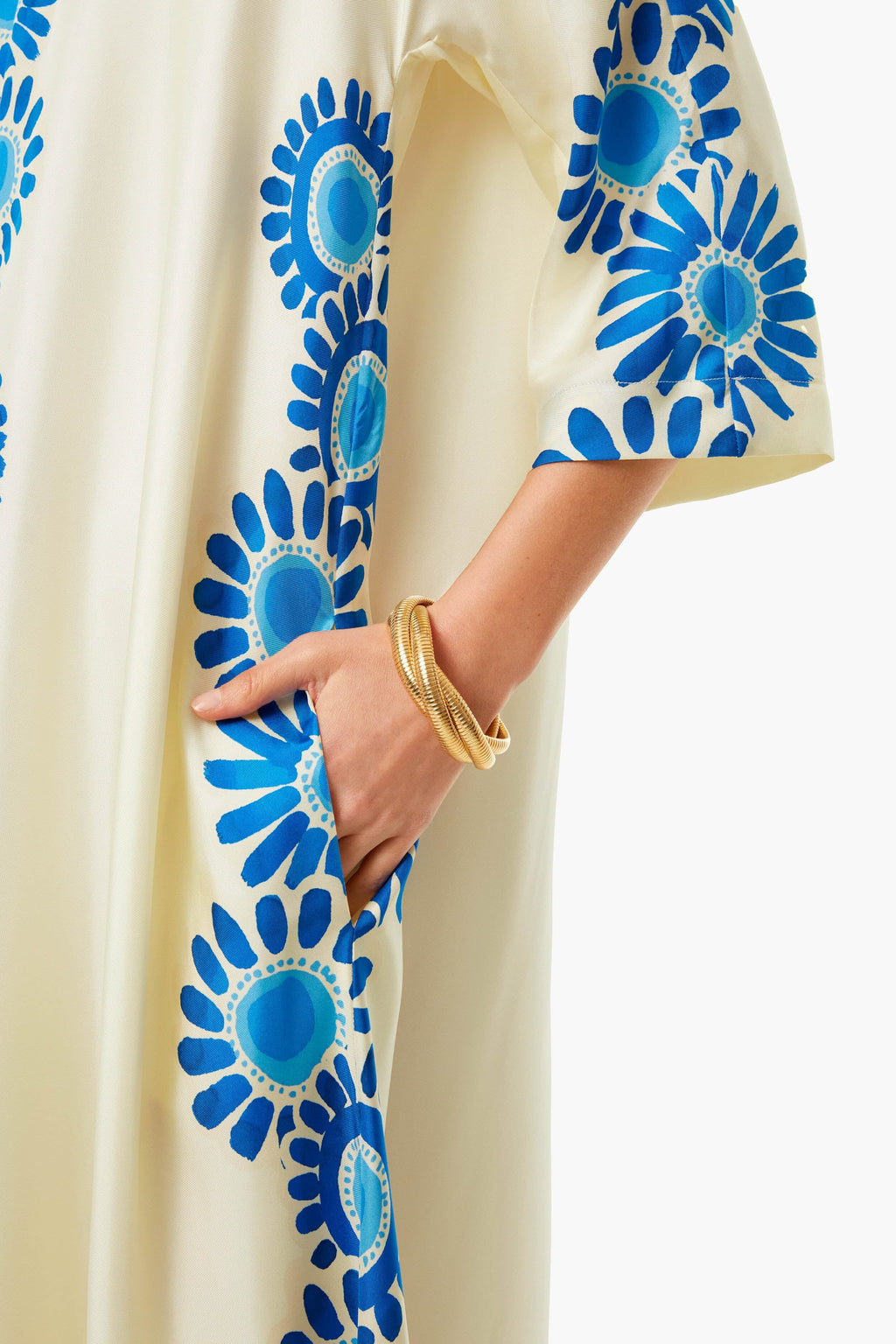Daisy Placee Azzurro Muumuu Dress
