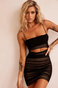 More Thoughts Mini Dress - Black