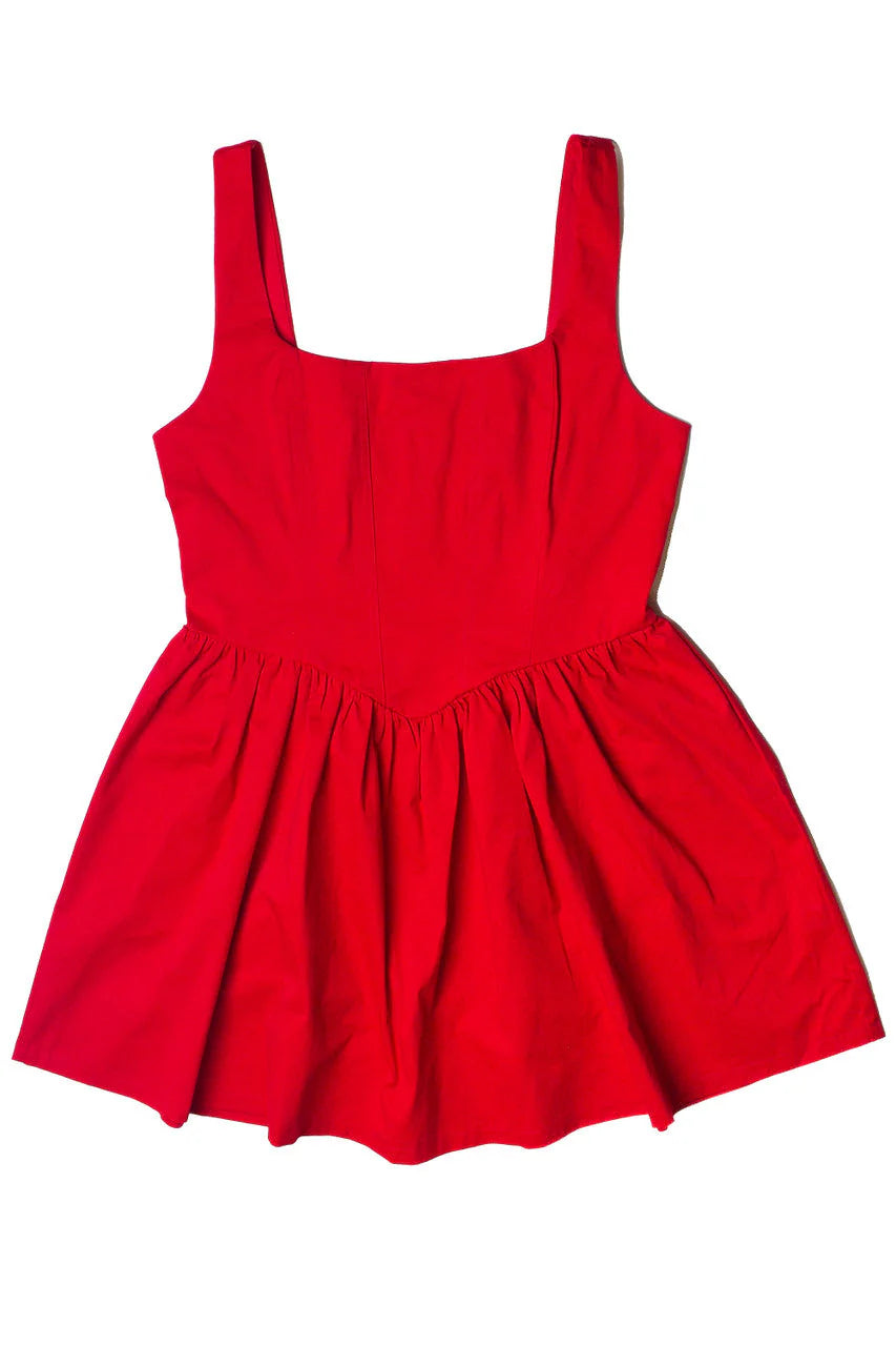 Fitted Bodice Mini Dress