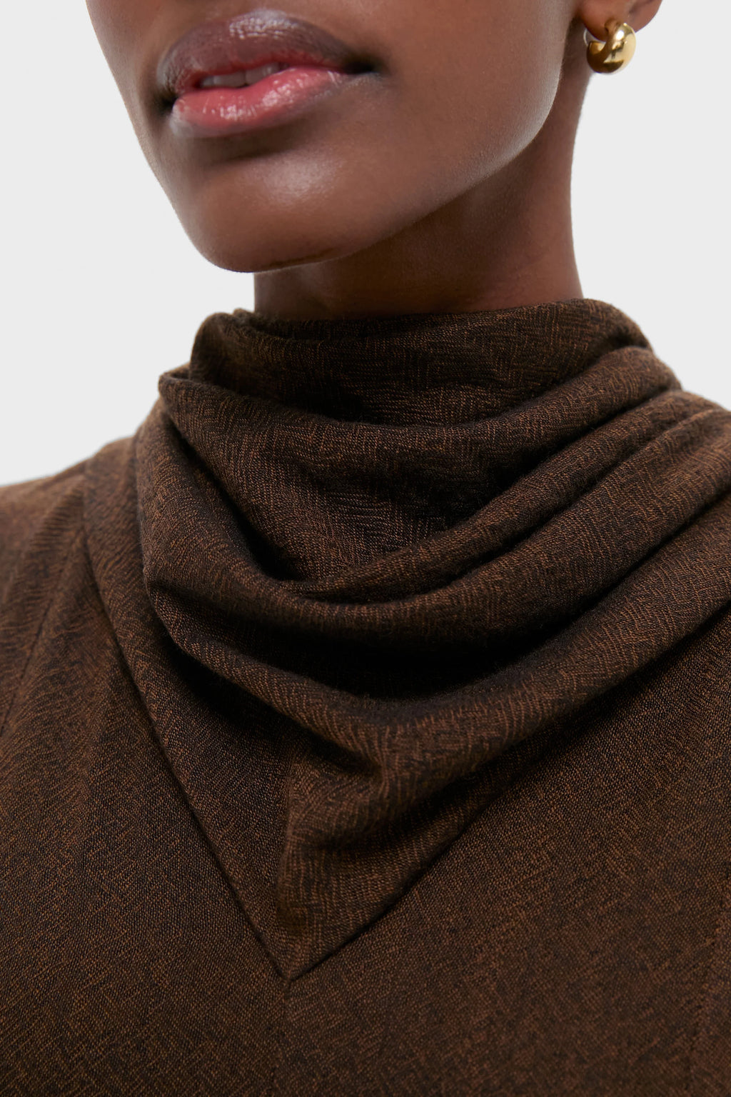 Cinnamon Avara Twill Wool Maxi Dress