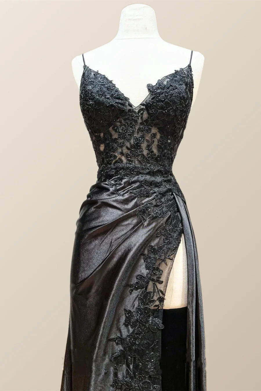 Wine Red Appliques Mermaid Long Formal Dress