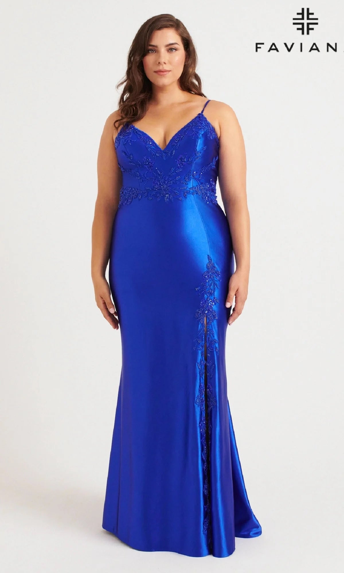 Faviana Long Plus-Size Formal Dress 9562
