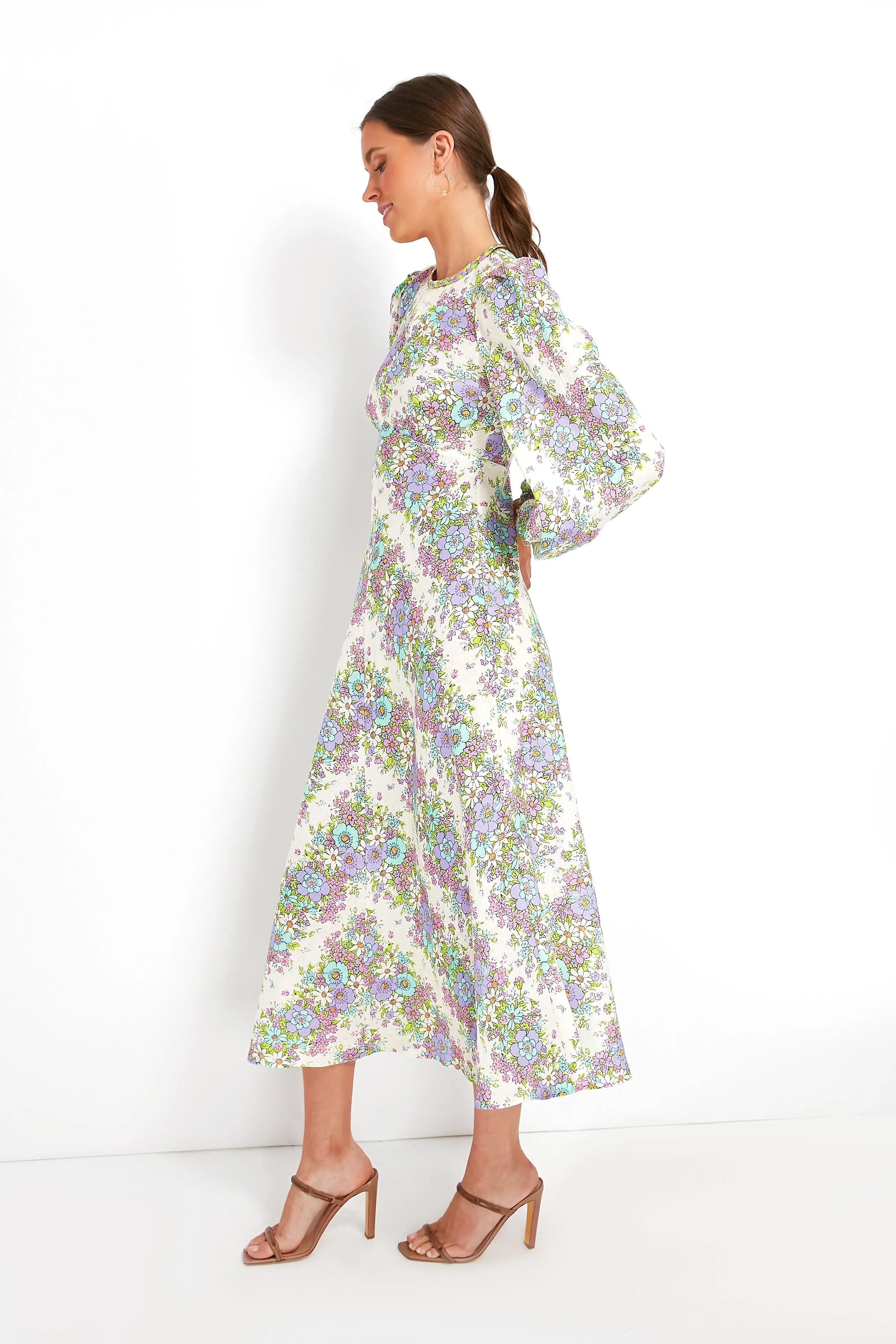 Petal Agnes Midi Dress