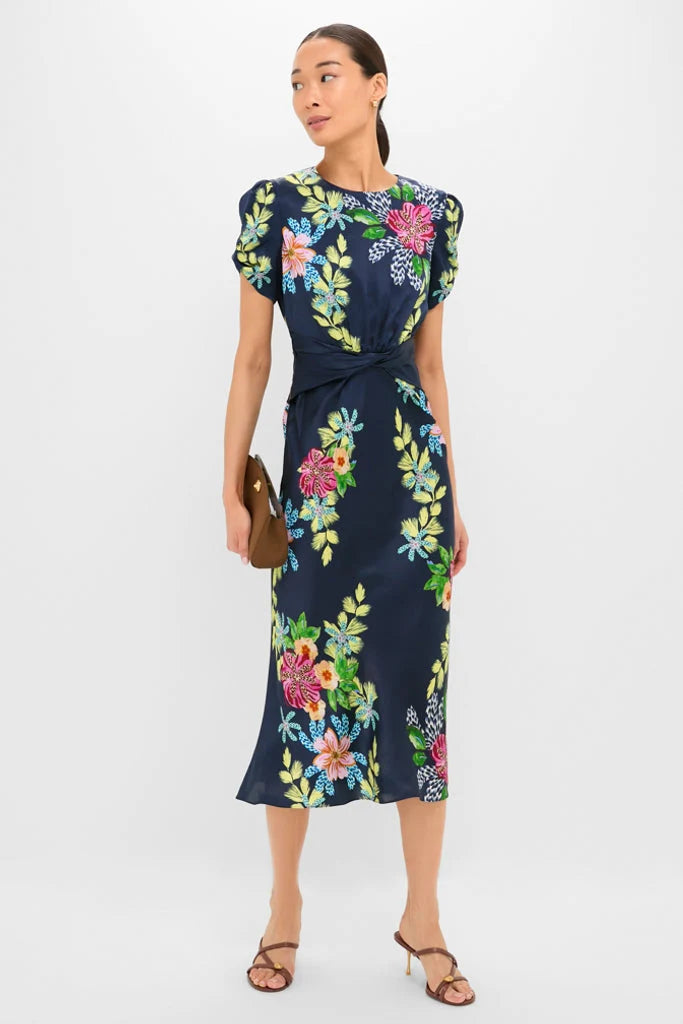 Hosta Trellis Gwen-C Midi Dress