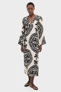 Niku Cream Theodora Column Dress