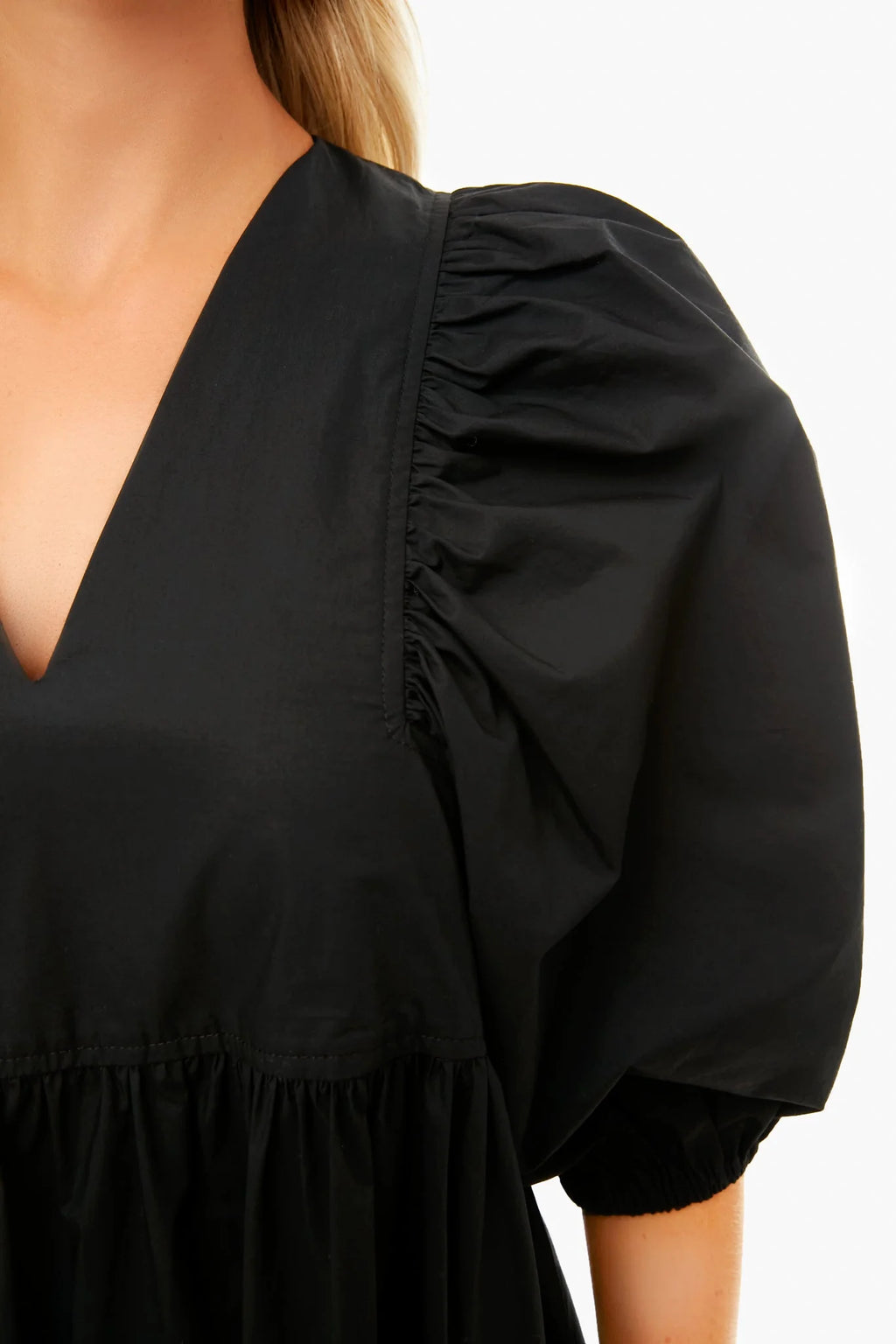 Onyx Palmer Dress
