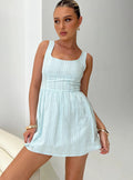 Lorinda Mini Dress Blue