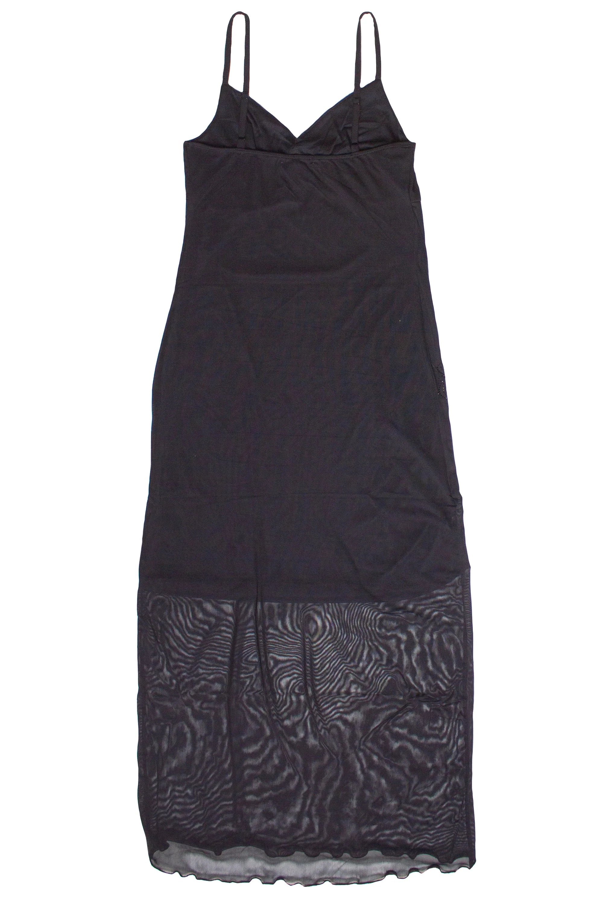 Mesh Cami Tea Length Dress