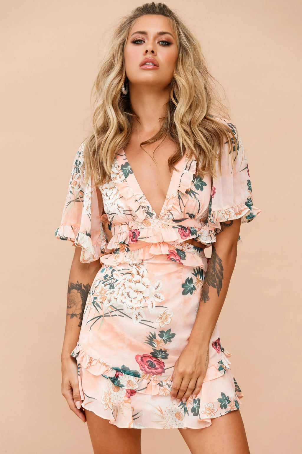 Sprung In Love Dress - Orange