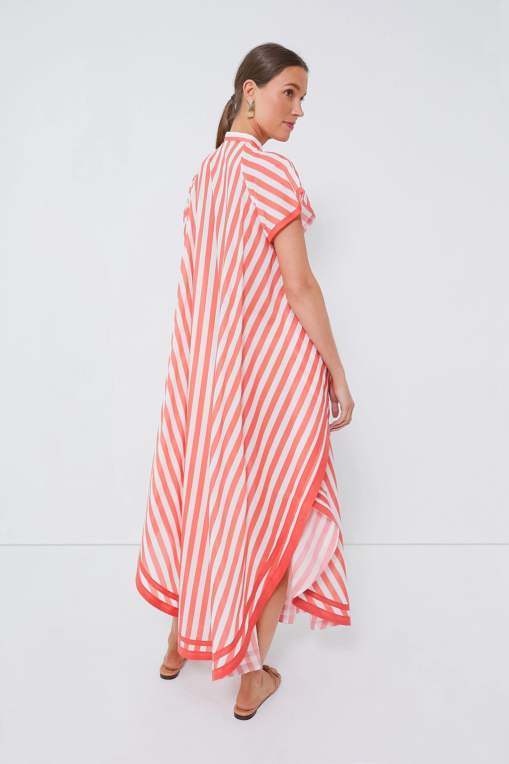 Coral Stripes Anouk Dress