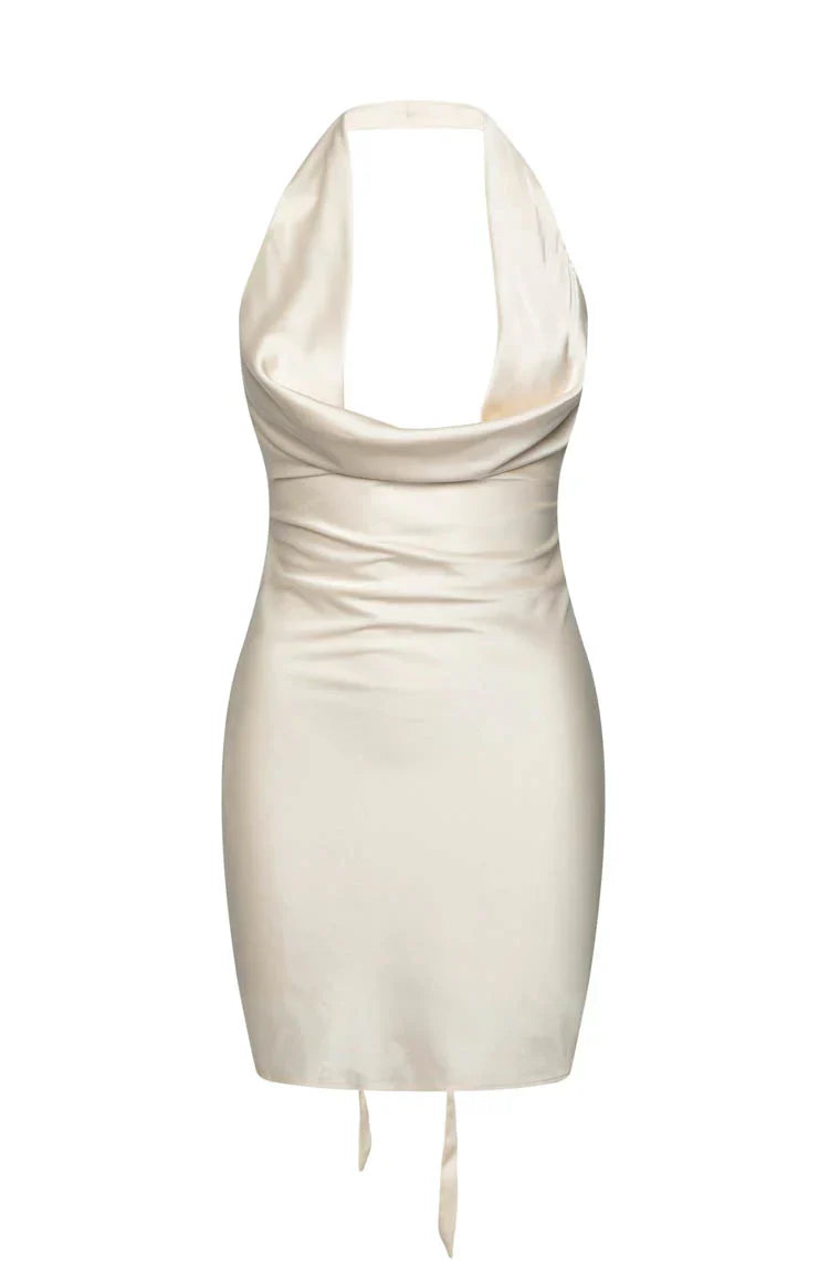 Valley Champagne Mini Party Dress