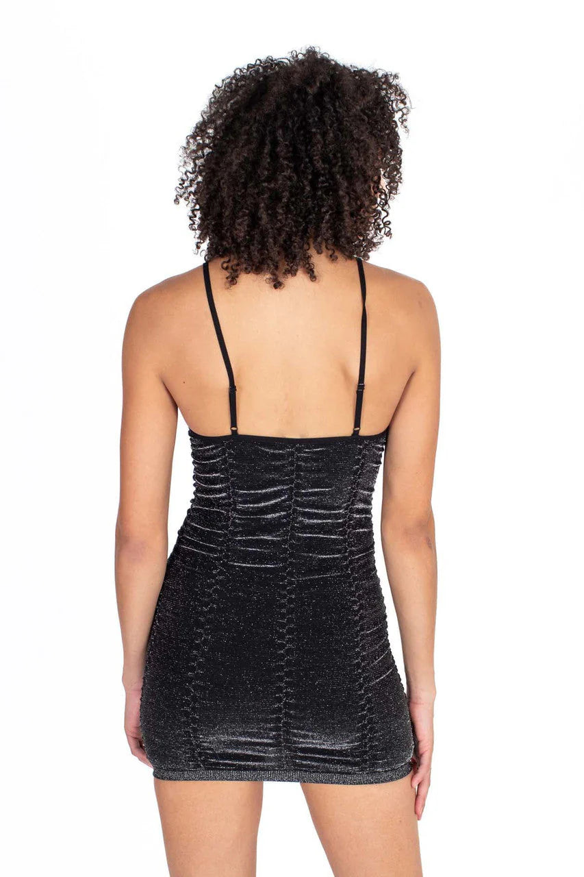 Seamless Wavy Lurex Mini